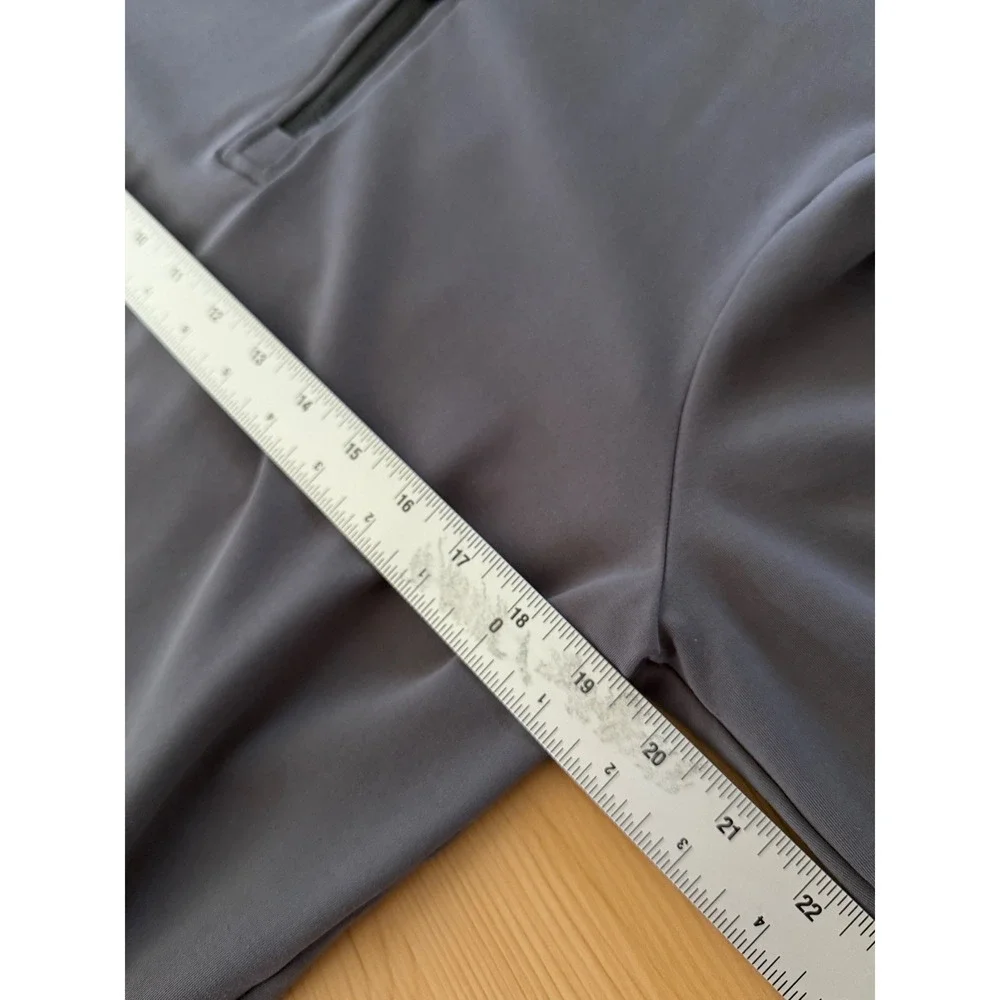 Cuts Clothing Mens Quarter Zip‎ Pullover Gray Pyca Pro L1150 Size Medium